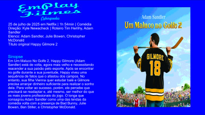 Um Maluco no Golfe 2  (2025) Comédia