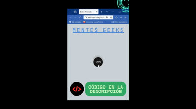 BOTÓN ANIMADO con HTML y CSS
