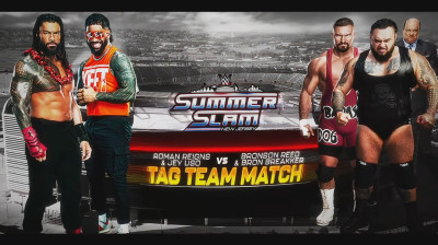 Roman Reigns & Jey Uso vs "Big" Bronson Reed & Bron Breakker (Full Match)