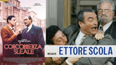 Unfair Competition {Concorrenza sleale} Diego Abatantuono-Sergio Castellitto-Gérard Depardieu (Ettore Scola  2001) EngSub